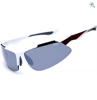 Sinner Indus Sunglasses (White/PC Smoke) - Colour: White-Silver